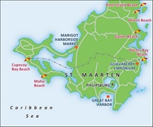  - St Maarten Port Map